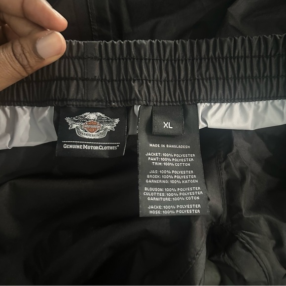 HARLEY DAVIDSON Motorcycle Riding Gear Track Jacket and Pants XL Full Zip - Picture 15 of 16